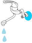 水栓の水漏れ